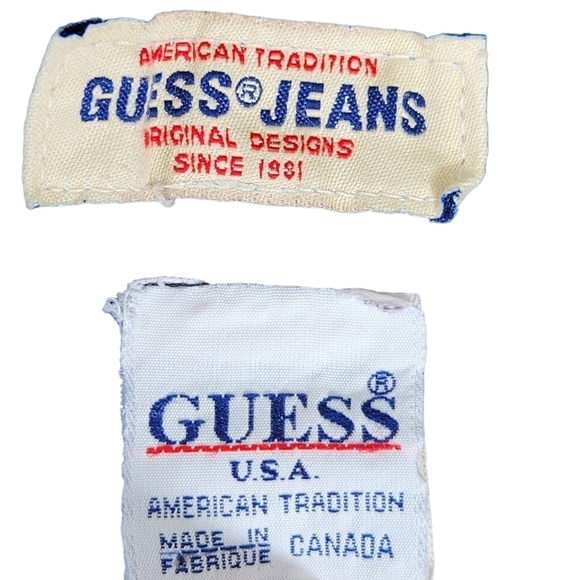 Guess jeans 90’s VINTAGE black high rise straight leg denim Jean pants - Picture 7 of 9